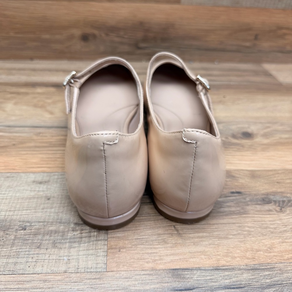 Cole Haan size 8.5 Patent Mary Jane Flats in Nude Beige - Picture 8 of 8